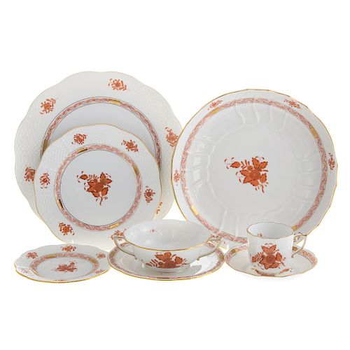 Herend china partial dinner service