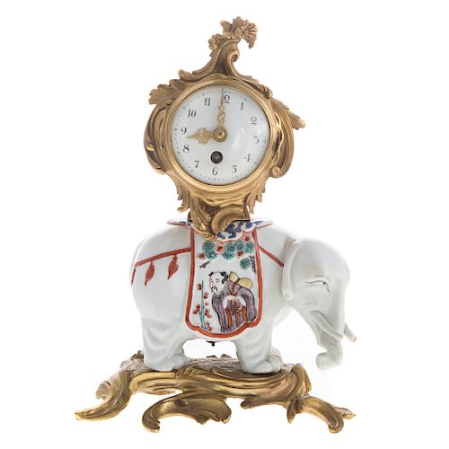 Samson Louis XV style chinoiserie clock