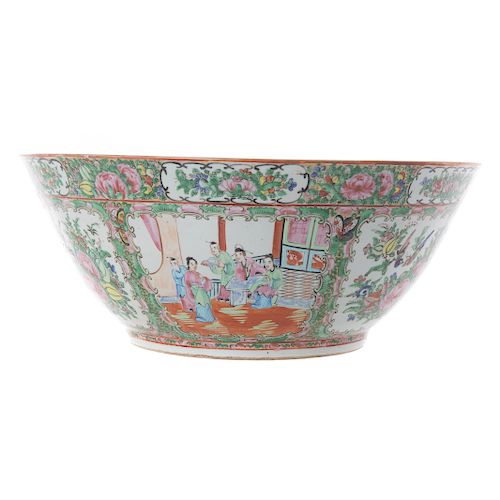 Chinese Export Rose Medallion bowl