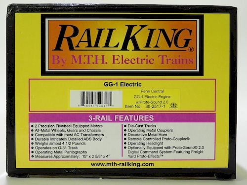 Rail King Penn Central GG-1 Electric Engine Train