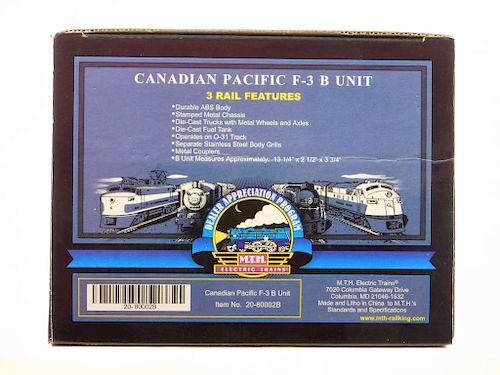 MTH DAP Canadian Pacific F-3 B Unit O Gauge Train