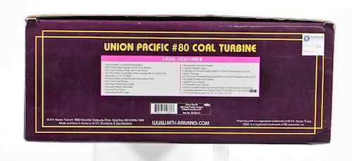 MTH Union Pacific Coal Turbine Engine #80 Train