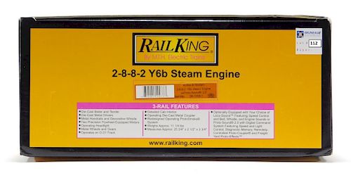 Rail King Norfolk & Western 2882 Y6b Steam Engine