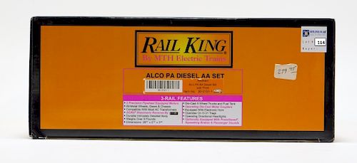 Rail King Alco PA Diesel AA O Gauge Train Set