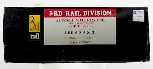 3rd Rail PRR 6-8-6 S-2 Electric Model Train
