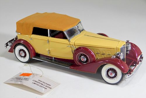Franklin Mint 1934 Packard Convertible Sedan Model