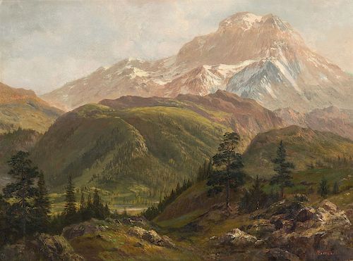 Source of the Snake River by Albert Bierstadt