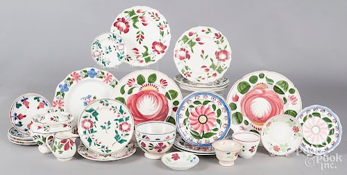 Collection of King's and Queen's rose porcelain