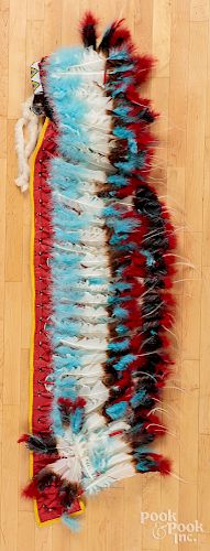 Native American beaded headdress.