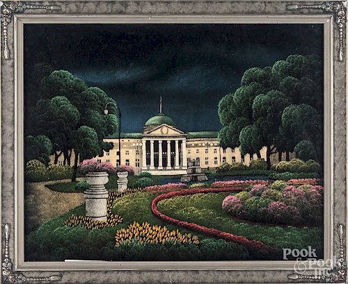 Painted fabric of the Capitol building