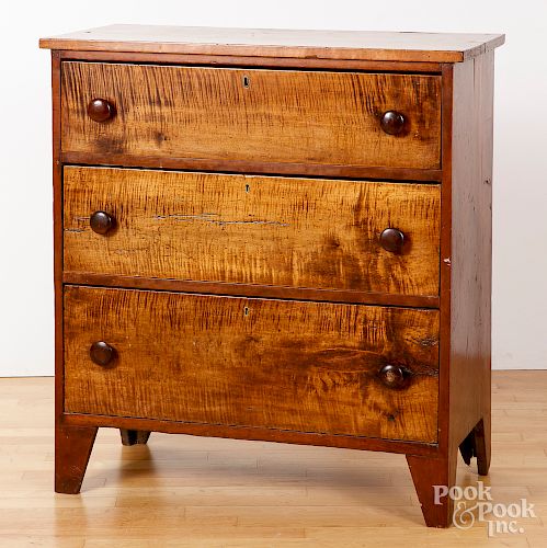 New England chest of drawers