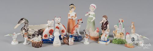 Group of porcelain figurines
