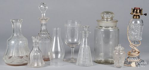 Group of colorless glass