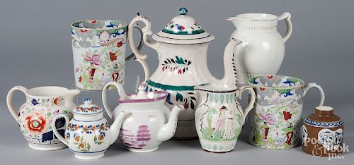 Miscellaneous group of English ceramics