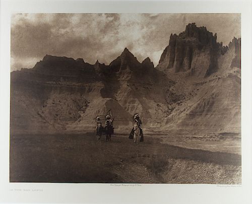 In the Bad Lands by Edward Curtis