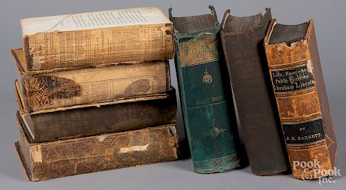 Seven volumes related to the Civil War.
