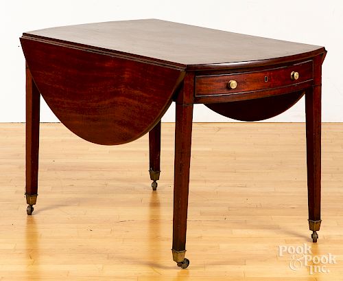 Large Regency mahogany Pembroke table