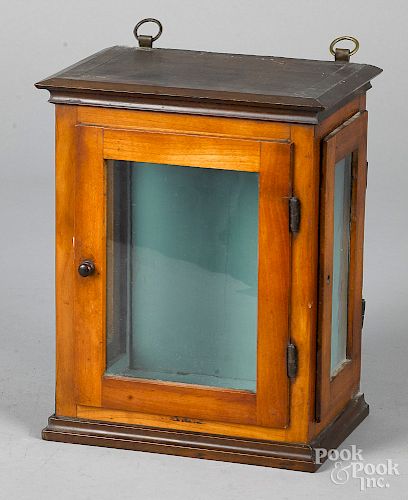 Small fruitwood display case