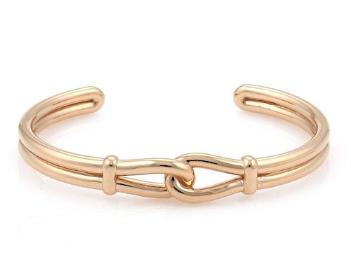 Tiffany & Co Picasso 18k Rose Gold Bangle Bracelet