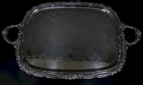 James Dixon & Sons Antique Sterling Silver Tray