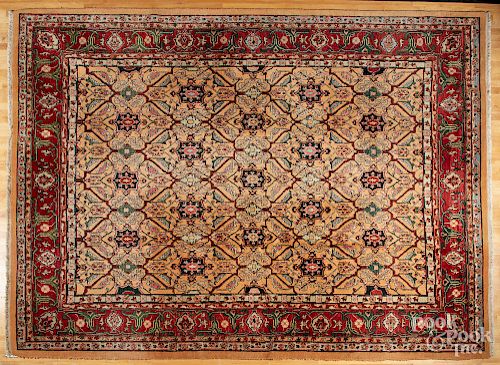 Large contemporary room size oriental rug.
