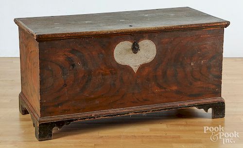 Pennsylvania painted dower chest