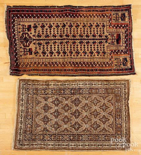 Two semi antique Oriental carpets