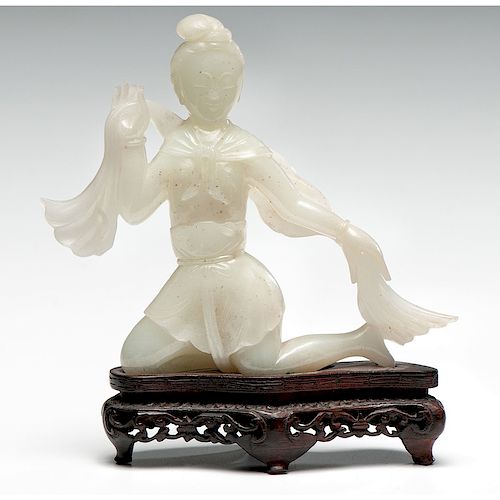 White Jade Guanyin Figure