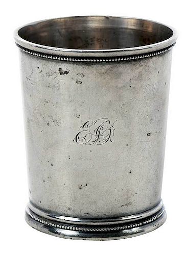 Charleston Coin Silver Mint Julep Cup