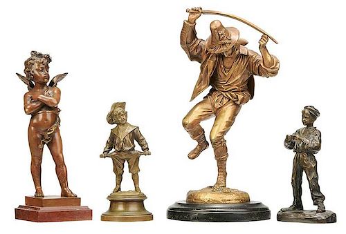 Four Continental Bronzes