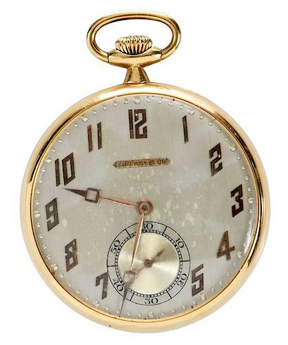 Tiffany & Co., Longines 18kt. Pocket Watch