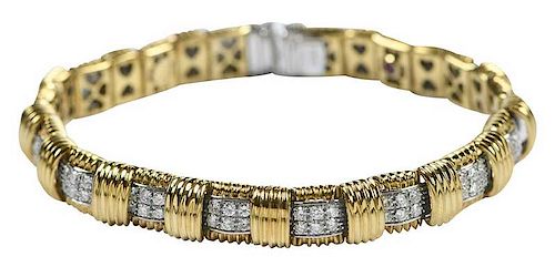 Roberto Coin 18kt. Diamond Bracelet 