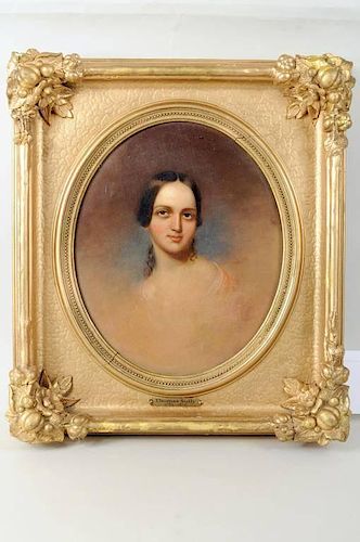 Portrait Of Woman Attributed to Thomas Sully