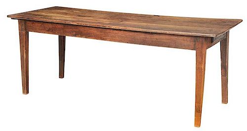 A French Provincial Fruitwood Harvest Table