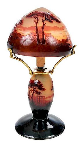 d'Argental Glass Lamp