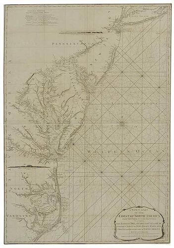 Holland - Chart of the Coast of North America