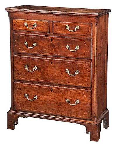 Important North Carolina Chippendale Tall Chest