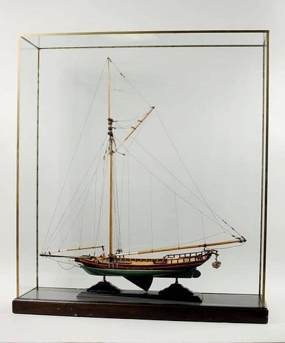 Vintage Ship Model Hudson River Sloop