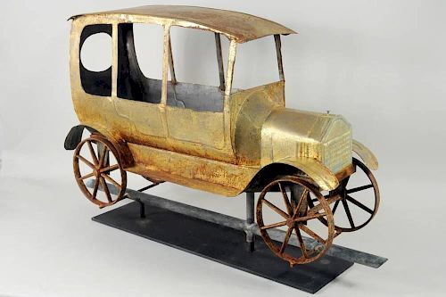 Model "T" Automobile Weathervane