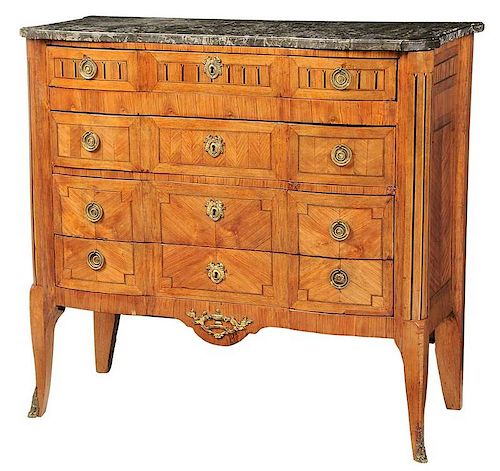 Louis XV Style Marble Top Commode