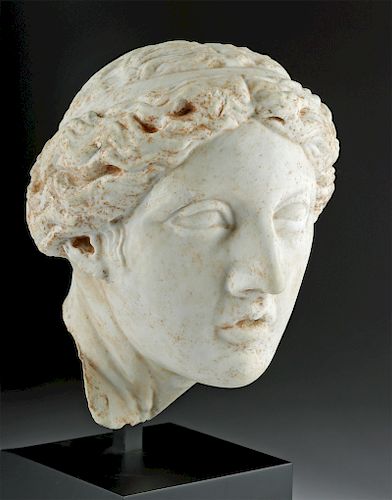 Roman Marble Head of Venus, ex-LaReine Margot