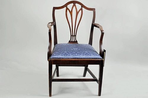 American Hepplewhite Arm Chair