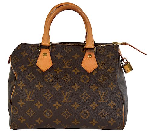 Louis Vuitton 'Speedy 25' Brown Monogram Bag