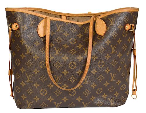 Louis Vuitton Monogrammed 'Neverfull MM' Tote Bag