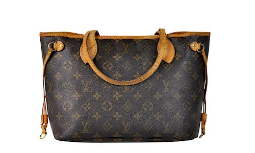 'Neverfull PM' Louis Vuitton Monogrammed Tote Bag