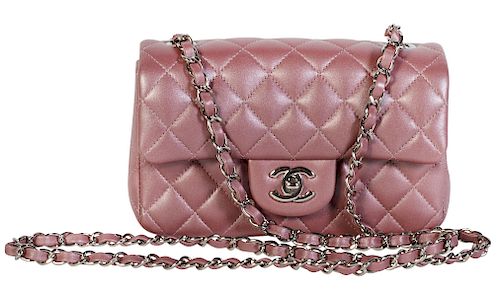 2017 Mini Pink CHANEL Leather Handbag