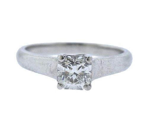 Tiffany &amp; Co Lucida Platinum 1.05Ct Diamond Ring