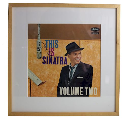 Frank Sinatra "This Is Sinatra" Vol 2 Album Signed