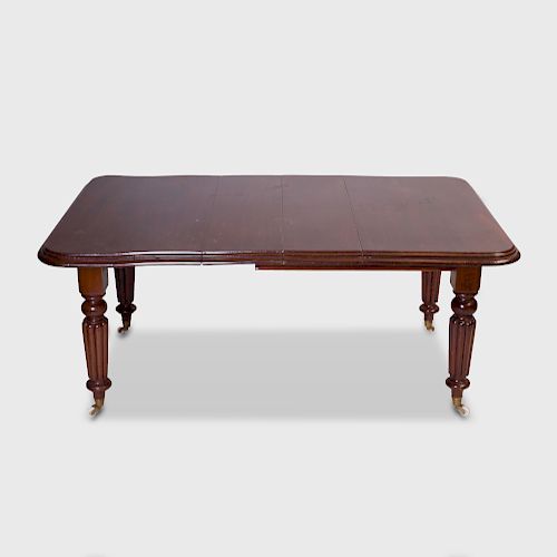 Early Victorian Mahogany Extension Dining Table