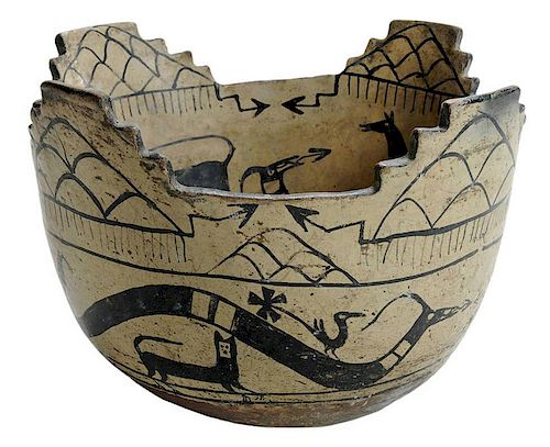 Zuni Pueblo Pottery Bowl